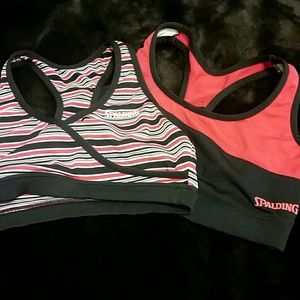 2 Spalding sports bras Free..